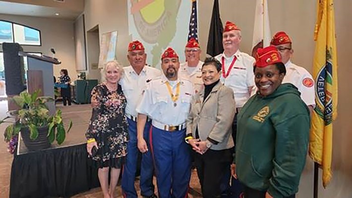 Ceremony for CA VVA Chapter 355 by the CA San Fernando Valley &#38; Alliklik Chapters NSDAR.